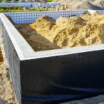 Membrană de protecție pentru hidroizolația fundației